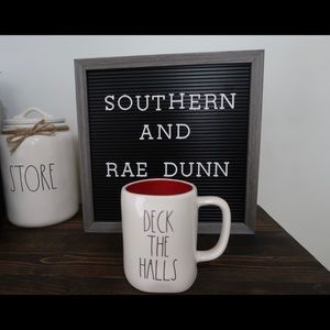 Rae Dunn Deck The Halls mug